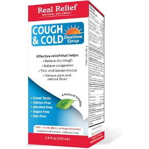 Homeolab Real Relief Cough and Cold Syrup, 8.5 Fluid Ounce