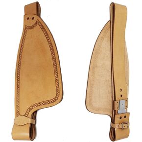 Horse Western Adult Tooled Leather Replacement Saddle Fenders