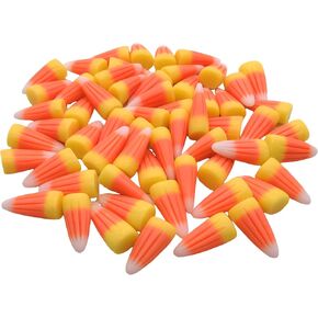 M2cbridge Halloween Resin Candy Corn Mini Ghost Pumpkin Halloween Miniature Grimace Craft Making DIY Charms (Mini Flatback Ghost Pumpkin (60pcs))