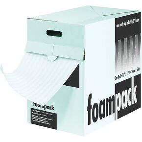 Partners Brand PFD11624 Air Foam Dispenser Packs, 1/16" x 24" x 350', White