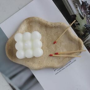 Natural Calacatta Viola Marble Tray Cloud Shape, Jewelry Dish Trinket Dish for Women Gift Home Décor