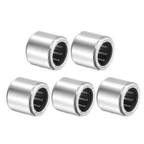 uxcell Needle Roller Bearings 12mm Bore 18mm OD 16mm Width Chrome Steel One Way Bearing 5pcs