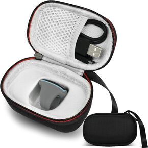 Hard Protect Case for Wellue O2Ring Blood Oxygen Monitor, Travel Storage Case for O2Ring/O2Ring-s/OxyRing, Carrying Bag Only