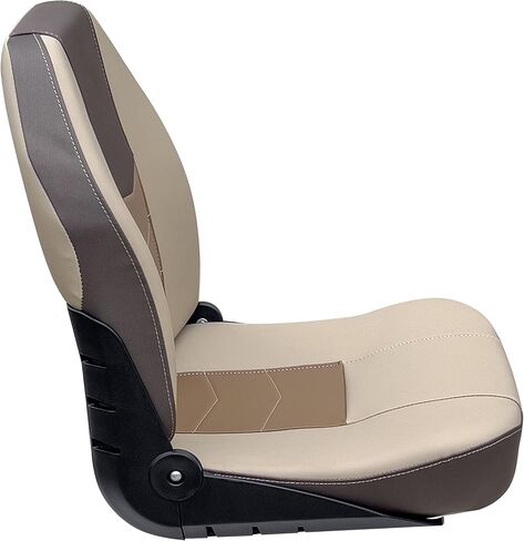 Wise 3340-1788 Quantum Series Fold Down Fishing Boat Seat, Jazz Black/Marble Grey/Charcoal in Kuwait