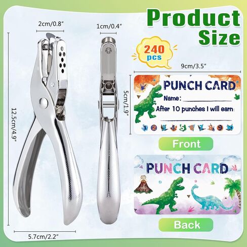 WERNNSAI 240 قطعة من بطاقات مكافآت الأطفال، بطاقات لكمة سلوك يونيكورن، مخطط مكافآت الطلاب، بطاقة حوافز تحفيزية لطلاب الفصول الدراسية والمعلمين واللوازم المدرسية in Kuwait