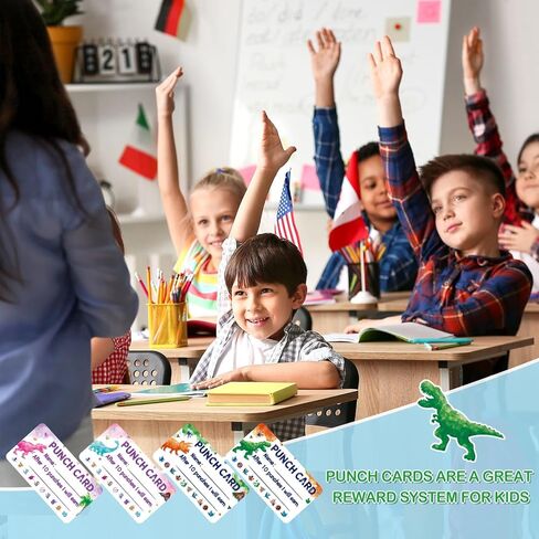 WERNNSAI 240 قطعة من بطاقات مكافآت الأطفال، بطاقات لكمة سلوك يونيكورن، مخطط مكافآت الطلاب، بطاقة حوافز تحفيزية لطلاب الفصول الدراسية والمعلمين واللوازم المدرسية in Kuwait