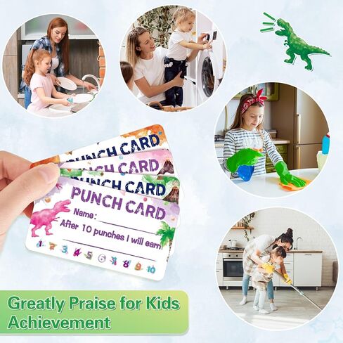 WERNNSAI 240 قطعة من بطاقات مكافآت الأطفال، بطاقات لكمة سلوك يونيكورن، مخطط مكافآت الطلاب، بطاقة حوافز تحفيزية لطلاب الفصول الدراسية والمعلمين واللوازم المدرسية in Kuwait
