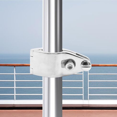 2 PCS Bimini Top Rail Mounts Stainless Steel, 22MM in Saudi Arabia