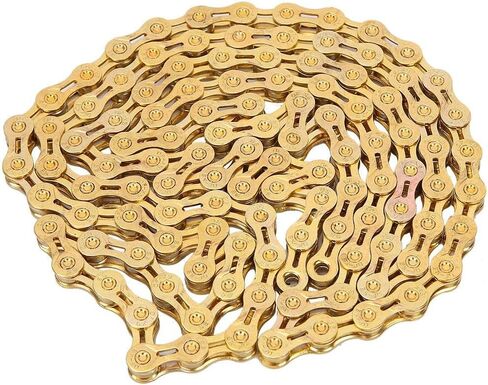 Bike Chain Alloy Road Racing/Mountain Bike 9 Speed Variable 116 Links Chain Replacement Accessory Part in Saudi Arabia