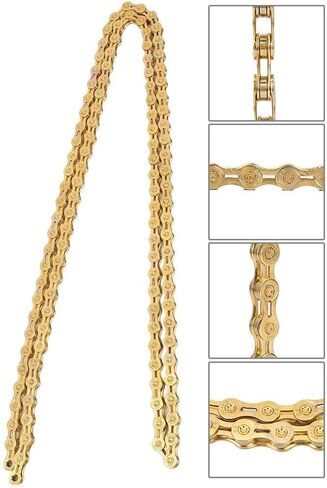Bike Chain Alloy Road Racing/Mountain Bike 9 Speed Variable 116 Links Chain Replacement Accessory Part in Saudi Arabia