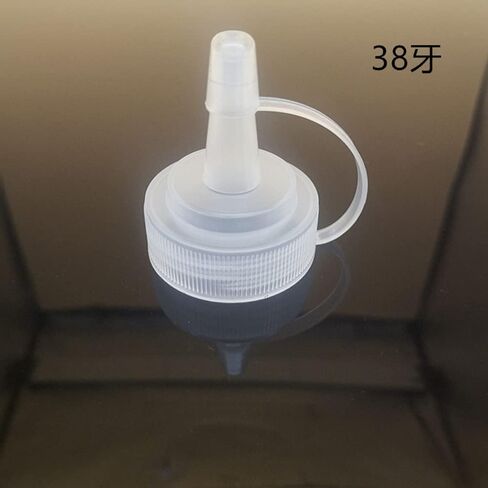 12 عبوة من أغطية زجاجات الضغط البديلة البلاستيكية 38 مم/410 غطاء زجاجة صلصة واسع الفم مع غطاء طرف مضاد للفقد لصلصات الكاتشب والبهارات والشراب 8/12/16 أونصة موزعات زجاجات رش in Kuwait