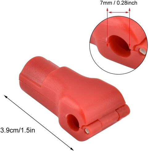 Zopsc 100 Pcs Retail Store Supermarket Mobile Phone Anti-Theft Hook Lock,4.5MM,6MM,7MM Special Magnetic Display Shelf Lock, Plastic Anti-Theft Deduction,for Supermarkets,Retail in Saudi Arabia