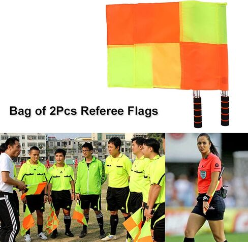 علم حكم كرة القدم Tgoon Linesman، علم الحكم الرياضي، مريح وسهل الإمساك، أعلام حكم كرة القدم المتينة للتدريب على الرياضة، أعلام حكم كرة القدم الرياضية in Saudi Arabia