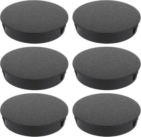 6 Pcs Nylon Plastic Hole Plug Flush Type 2"/50mm Round Hole Plugs for Round Holes Locking Hole Plugs for Cabinet Furniture Door Screw Holes Tube Fastener in Saudi Arabia