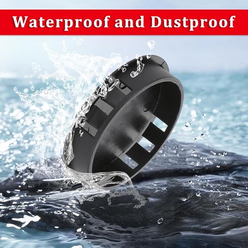 6 Pcs Nylon Plastic Hole Plug Flush Type 2"/50mm Round Hole Plugs for Round Holes Locking Hole Plugs for Cabinet Furniture Door Screw Holes Tube Fastener in Saudi Arabia