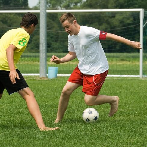 مرونة كرة القدم الكابتن 'C' شارة قابل للتعديل كرة القدم لاعب كرة السلة الذراع العصابات عدم الانزلاق المضادة للسقوط الكابتن شارة للشباب البالغين in Kuwait