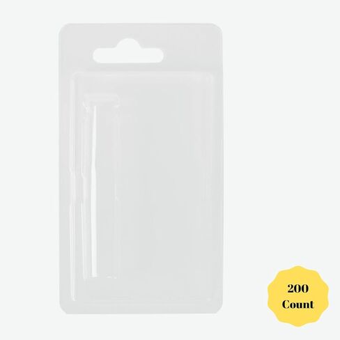 200 Empty Clamshell Blister Cartridge Packaging. Secure Fit for 0.5ml - 1.0ml Cartridges - Packaging only (200Pack-1ML) - Empty Cartridge Holder - Durable and Transparent Design in Saudi Arabia
