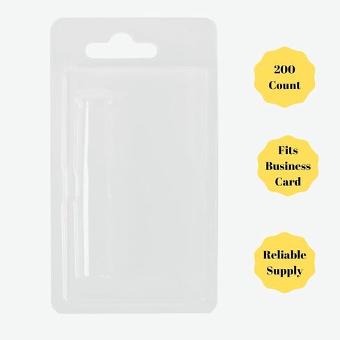 200 Empty Clamshell Blister Cartridge Packaging. Secure Fit for 0.5ml - 1.0ml Cartridges - Packaging only (200Pack-1ML) - Empty Cartridge Holder - Durable and Transparent Design in Saudi Arabia