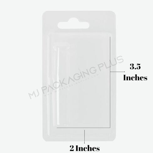 200 Empty Clamshell Blister Cartridge Packaging. Secure Fit for 0.5ml - 1.0ml Cartridges - Packaging only (200Pack-1ML) - Empty Cartridge Holder - Durable and Transparent Design in Saudi Arabia