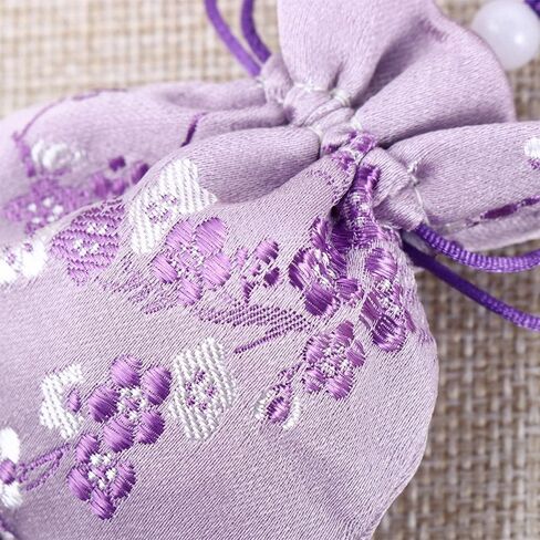 Vctitil 6Pcs Plum Flower Pattern Sachet Smooth Brocade Chinese Style Sachet Dragon Boat Festival Pendant Car Hanging Decoration Graduation Gift in Saudi Arabia