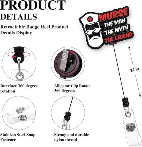 Optometrist,Funny Optometrist Retractable Badge Reel with Shark Clip，Gift Optometrist Badge Reel Holder Retractable,Eye Doctor Vision，Optometry Student Graduation Gift,Cusrtyh,badgeholder in Saudi Arabia