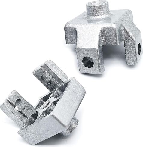 2pcs 8mm Diameter 4040 Series Aluminum Extrusion Profile Foot End Connector,Aluminum Profile End Corner Fixing Bracket, Silver in Kuwait