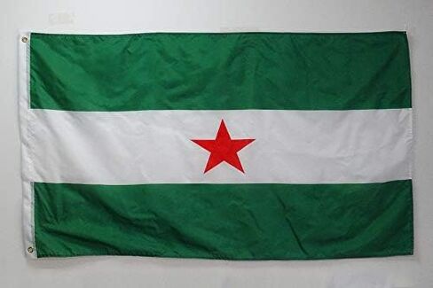 AZ FLAG - Community Of Madrid Flag - 3x5 Ft - 100D Polyester Spanish Region Of Comunidad De Madrid Banner with Two Metal Grommets - Fade Resistant - Vivid Colors - 3' x 5' Feet - 150x90 Cm in Saudi Arabia