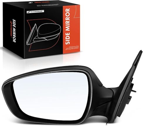 A-Premium Pair (2) Driver and Passenger Side Power Door Mirror - Compatible with Hyundai Accent 2012-2017 - Non-Heated Manual Folding Black Outside Rear View Mirror - Replace# 876101R210 in Saudi Arabia