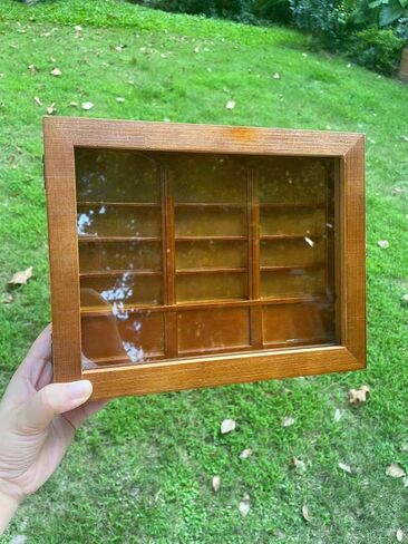 Anxiety Bookshelf,Cute Mini Bookshelf Ornament with 340pcs Mini Books,Miniature Bookshelf Decor,Miniature Scene Book Library for Book Lovers Home Office Decor (Brown) in Saudi Arabia