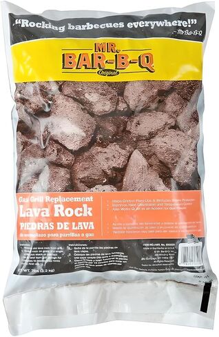 OCS Parts Natural Lava Rocks for Gas Grills, Charbroilers, Fire Pits, Bonfires, and Indoor Fireplaces | 7 lb Bag in Saudi Arabia
