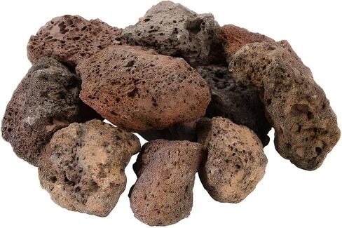 OCS Parts Natural Lava Rocks for Gas Grills, Charbroilers, Fire Pits, Bonfires, and Indoor Fireplaces | 7 lb Bag in Saudi Arabia