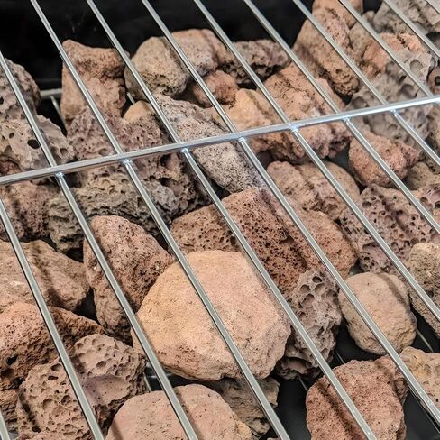 OCS Parts Natural Lava Rocks for Gas Grills, Charbroilers, Fire Pits, Bonfires, and Indoor Fireplaces | 7 lb Bag in Saudi Arabia