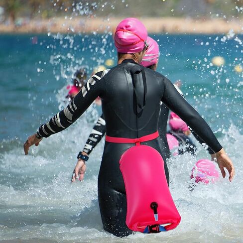 3 قطع عوامة سباحة 20 لتر للمياه المفتوحة، عوامة أمان للسباحة مع حقيبة جافة مقاومة للماء وحزام خصر قابل للتعديل للسباحة والتجديف والتدريب والرياضيين in Kuwait