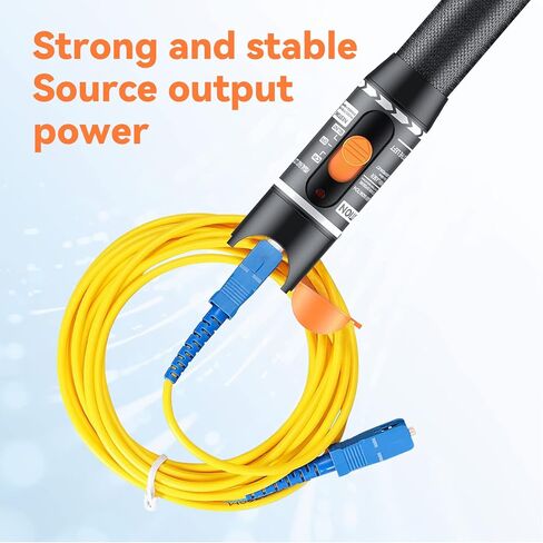 مجموعة أدوات تحديد موقع الأخطاء البصرية، أدوات اختبار كابلات الألياف الضوئية من Seesi، أدوات اختبار كابلات الألياف الضوئية من سبائك الألومنيوم 10 كيلومتر VFL لمحولات FC وSC وST وLC in Kuwait