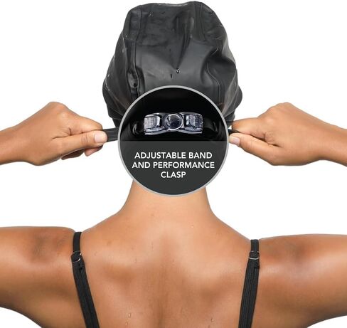 Hairbrella Satin-Lined Waterproof, Adjustable Swim Cap in Saudi Arabia