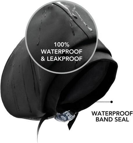 Hairbrella Satin-Lined Waterproof, Adjustable Swim Cap in Saudi Arabia