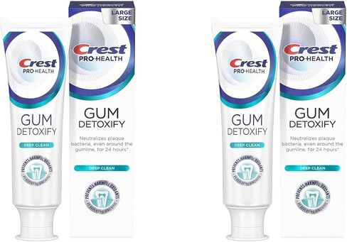 Crest Pro-Health Gum Detoxify Deep Clean Toothpaste 4.8 oz - Anticavity, Antibacterial Flouride Toothpaste, Clinically Proven, Gum and Enamel Protection, Plaque Control in Saudi Arabia