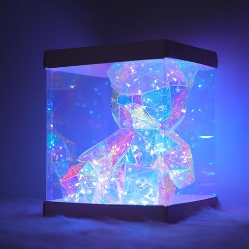 هدايا الدب اللطيفة، ضوء ليلي الدب الملون، ديكور مصباح الدب اللامع، هدايا الدب المتوهجة لعيد الحب، عيد الميلاد، الذكرى السنوية، التخرج للفتيات، ابنة الأخت، الأصدقاء، النساء، العمة، الأم in Kuwait