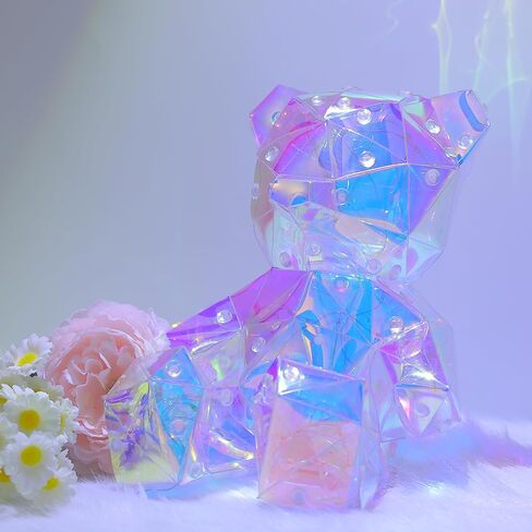 هدايا الدب اللطيفة، ضوء ليلي الدب الملون، ديكور مصباح الدب اللامع، هدايا الدب المتوهجة لعيد الحب، عيد الميلاد، الذكرى السنوية، التخرج للفتيات، ابنة الأخت، الأصدقاء، النساء، العمة، الأم in Kuwait