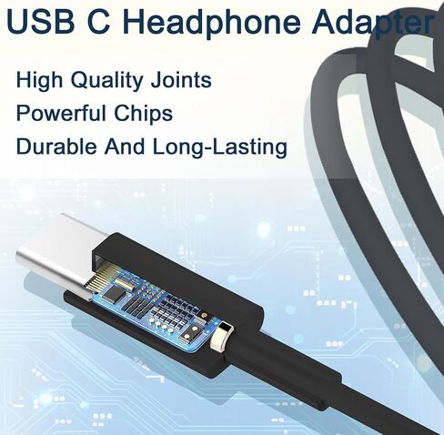 USB-C to 3.5 mm Headphone Jack Adapter, 3 Pack USB C to Aux Audio Dongle Cable Cord Compatible with iPhone 15 Series, iPad Pro, Samsung Galaxy S23/S22 Ultra Headphone Adapter in Kuwait