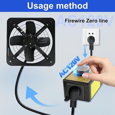 AC Fan Speed Controller, 100V~120V 15A 4000W Motor Variable Speed Controller with Overload Protection,Electric Motor Voltage Regulator for Router Rheostat Fan in Saudi Arabia