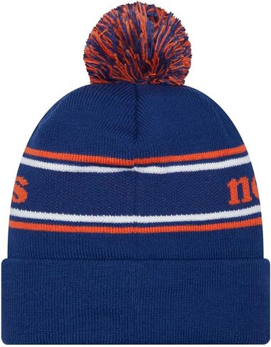 New Era NY Youth New York Mets Blue Script Cuff Knit Beanie Hat in Saudi Arabia