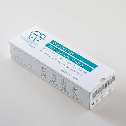 Self-Sealing Sterilization Pouches - 3.5" x 10", 200 Pouches per Box in Kuwait