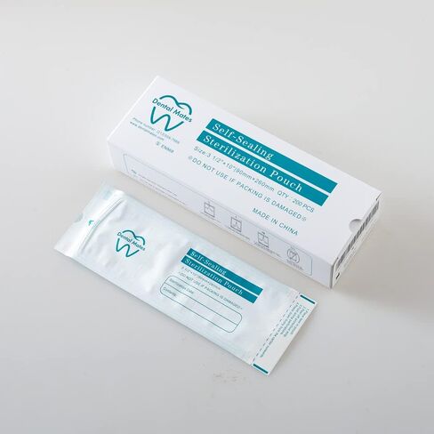 Self-Sealing Sterilization Pouches - 3.5" x 10", 200 Pouches per Box in Kuwait