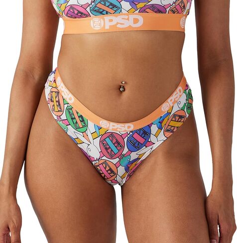PSD Women's Pop Trip Cc 4Pk Bx Classic Briefs, Multi, L in Kuwait