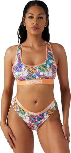 PSD Women's Pop Trip Cc 4Pk Bx Classic Briefs, Multi, L in Kuwait