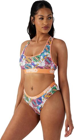 PSD Women's Pop Trip Cc 4Pk Bx Classic Briefs, Multi, L in Kuwait