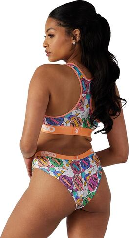 PSD Women's Pop Trip Cc 4Pk Bx Classic Briefs, Multi, L in Kuwait