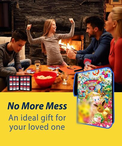 900-Pocket Card Binder 9-Pocket Double Sided Trading Card Holder with 50 Page Removable Sleeves-TCG Card Binder High Storage Collection Card Album Carrying Case - Gifts For Boys & Girls in Saudi Arabia