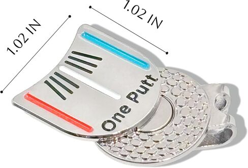 ''Just Need One Putt''Golf Ball Marker, Golf Accessories for Men and Women, Golf Hat Clip for Putting Green, Funny Golf Gadget in Saudi Arabia
